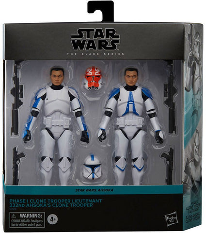 *FÖRBOKNING* Star Wars Black Series - Phase 1 Clone Trooper Lieutenant & 332nd Ahsoka's Clone Trooper 2-Pack
