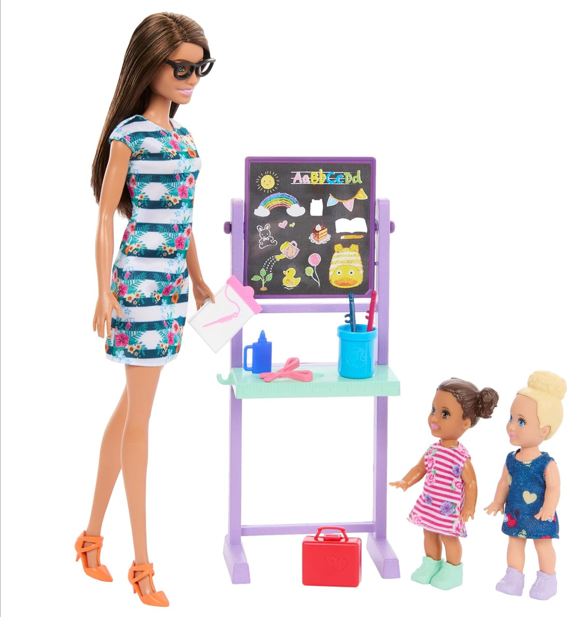 Barbie I Love School Dolls With Accessories Classroom –
