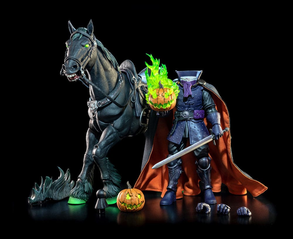 Mythic Legions Figura Obscura - Headless Horseman Green Spectral