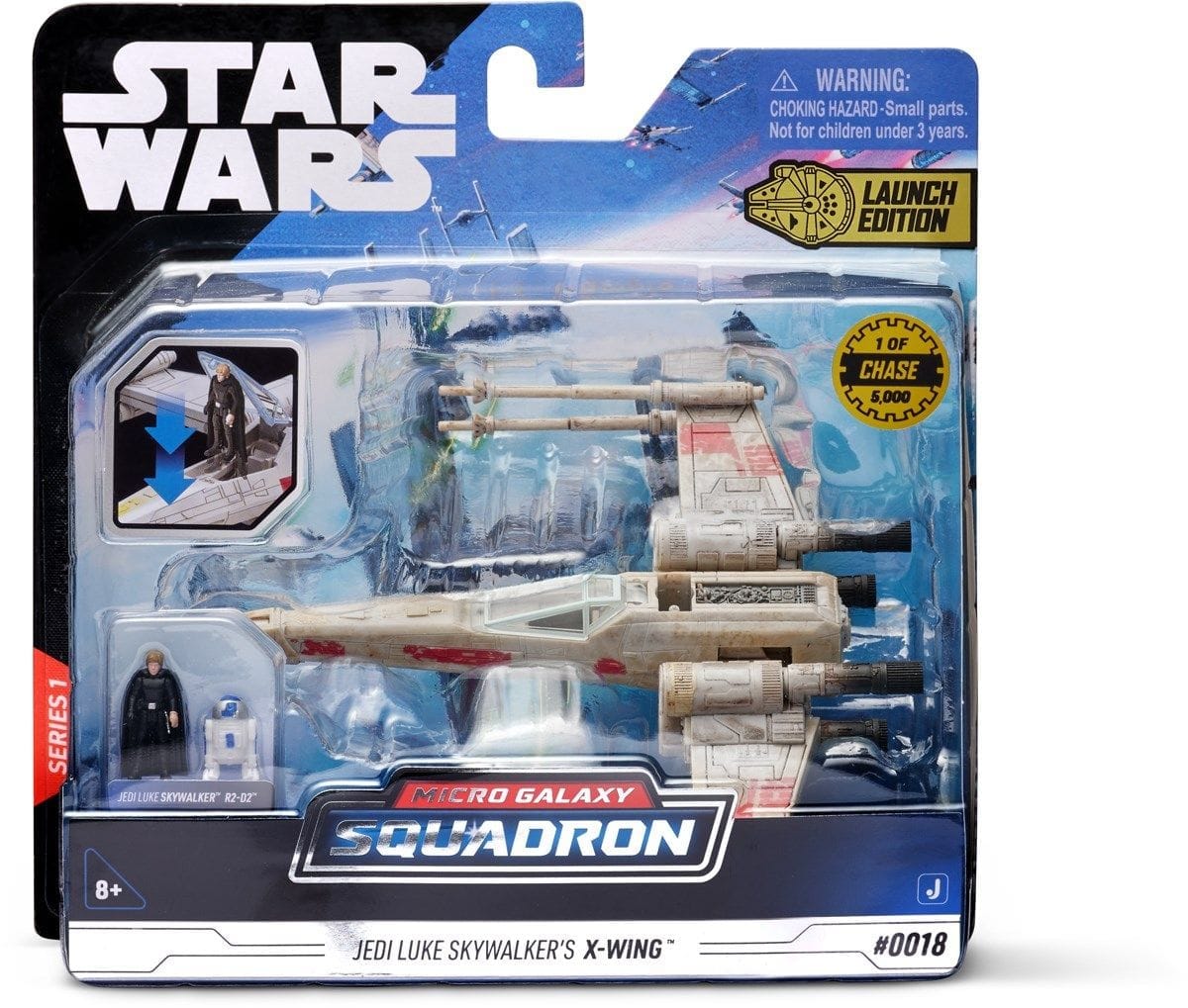 Star Wars Micro Galaxy Squadron - Luke Skywalker's X-Wing (Chase 1 of