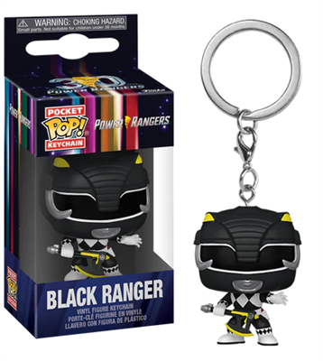 Funko POP! Power Rangers - Black Ranger Keychain