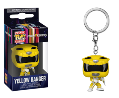 Funko POP! Power Rangers - Yellow Ranger Keychain