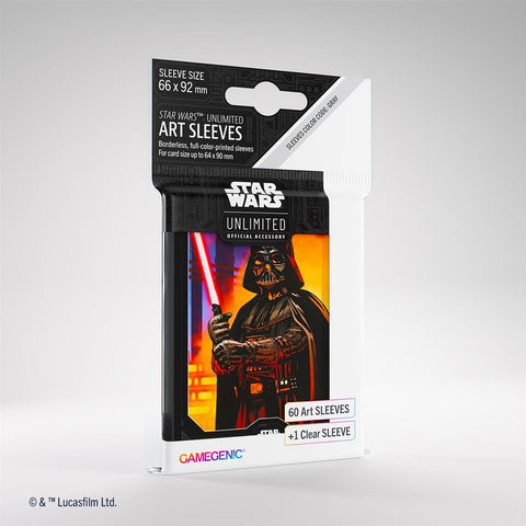 *I LAGER 8/3* Star Wars Unlimited - Darth Vader" (60) Card Sleeves Standard Art