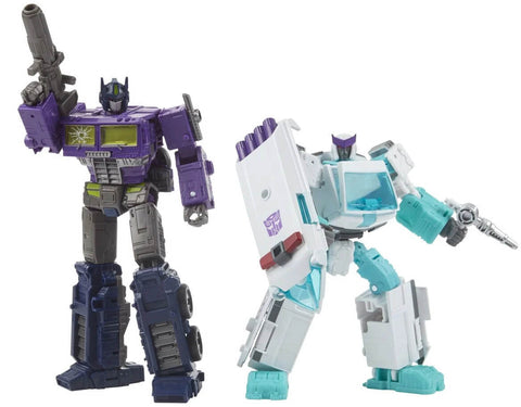 *I LAGER 25/11* Transformers Generations Selects - Shattered Glass Optimus Prime & Ratchet Two-Pack