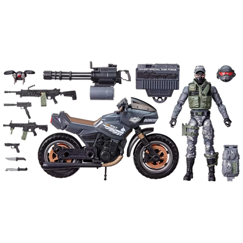 *FÖRBOKNING* G.I. Joe Classified - Night Force Jason "Shockwave" Faria & Night Pursuit Cycle