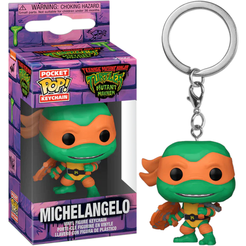 Funko POP! Turtles - Michelangelo Mutant Mayhem Keychain
