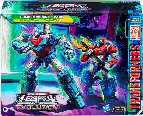 Transformers Legacy Evolution - Senator Shockwave & Data Clerk Orion Pax