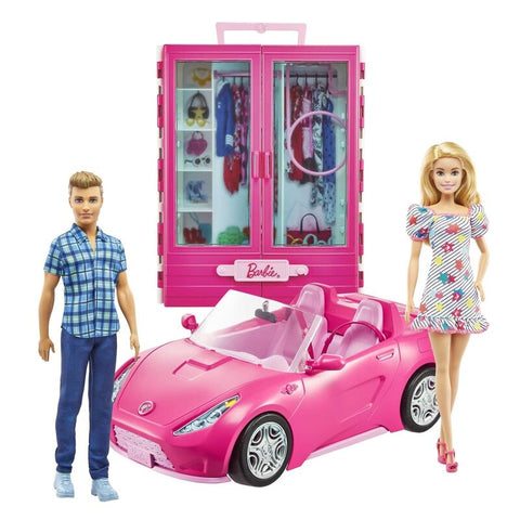 Barbie and Ken With Vehicle and Accessories