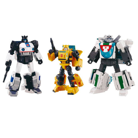*FÖRBOKNING* Transformers - Dramatic Capture Cybertron Chase 3-Pack