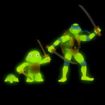 Turtles Mutant Mayhem - Leonardo Evolution 3-Pack (Glow in the Dark)