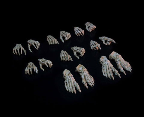 *PRE-ORDER* Mythic Legions Necronominus - Accessory Skeletons of Necronominus Hands/Feet Pack