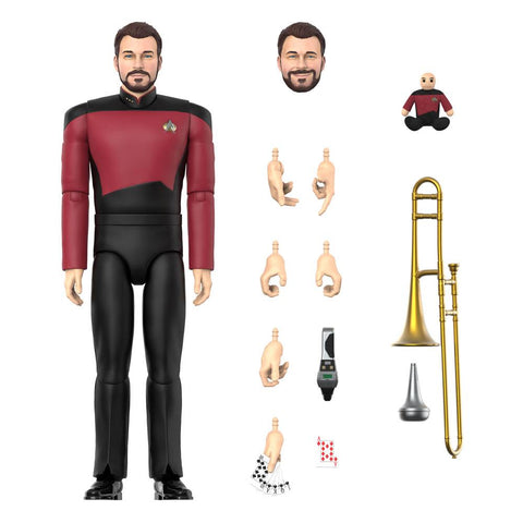 *I LAGER 25/4* Star Trek Ultimates - Commander Riker The Next Generation